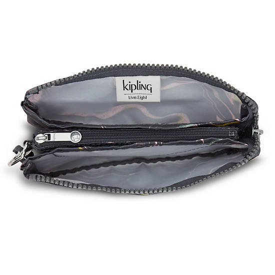 Bolsas Kipling Creativity Large Printed Pouch Grises | MX 2094PJ